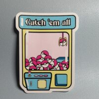 Pokeball Claw Machine Sticker