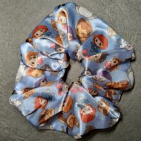 Kawaii Blue Ghibs Scrunchie